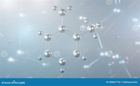 O-toluidine Molecular Structure, 3d Model Molecule, Ortho-toluidine ...