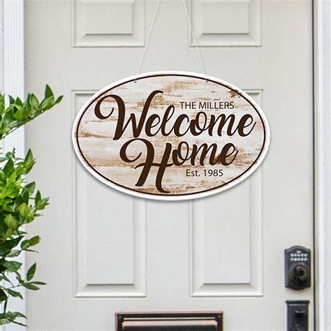 Home Décor Home & Living Welcome door sign etna.com.pe