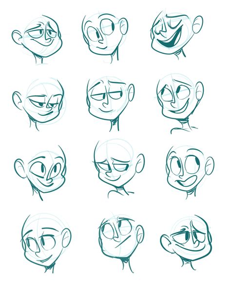 Pin by Kot Tik on Expressions | Drawing cartoon characters animation ...