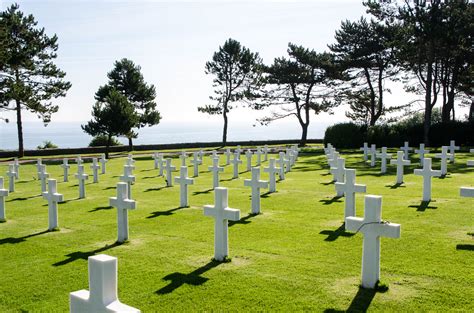 View of the Normandy American Cemetery - Normandy at War Tours