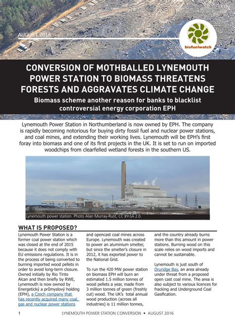 (PDF) CONVERSION OF MOTHBALLED LYNEMOUTH POWER STATION … · the climate ...