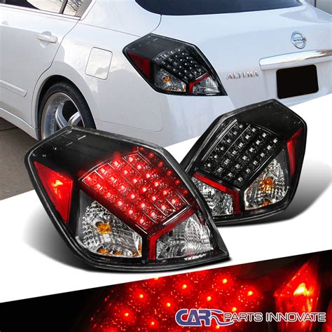 For Nissan 07-09 Altima 4Dr Sedan LED Tail Lights Brake Stop Rear Lamp ...