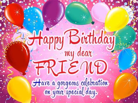 Happy Birthday Friend Pictures, Messages, Quotes & Cards