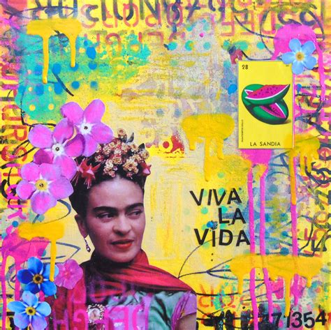 Viva La Vida Frida Kahlo by Lorette C. Luzajic (2023) : Painting ...