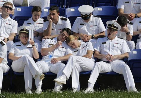 US Naval Academy undergraduates caught sleeping during graduation | Us ...