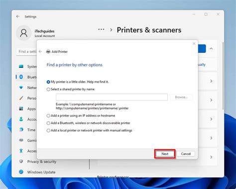 How to Add a Printer on Windows 11 - Itechguides.com