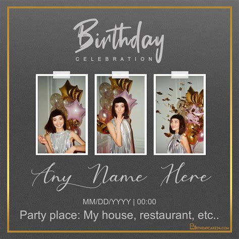 Adult Birthday Invitations Card Images Download