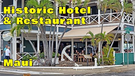 Pioneer Inn Lahaina Maui. Historic Restaurant & Hotel. Hawaii's Oldest ...