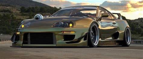 Toyota Supra "Reptile" Looks Sleek, Has Aggressive Widebody - autoevolution