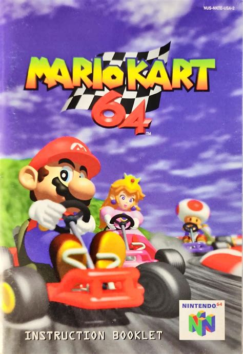 Mario Kart 64 Instruction Booklet Nintendo 64 (N64) Manual