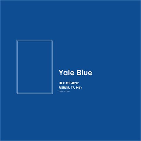 Yale Blue Complementary or Opposite Color Name and Code (#0F4D92 ...