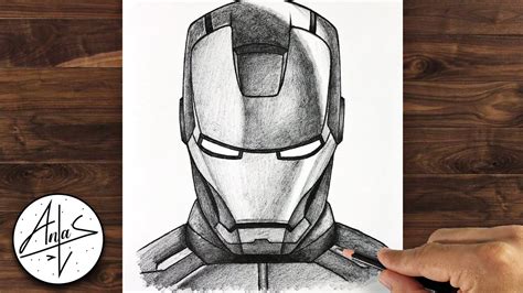 How to Draw Iron Man Step by Step - YouTube