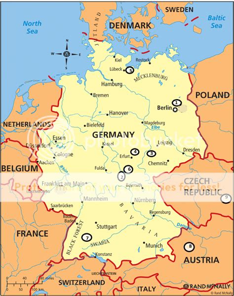 Erfurt Germany Map