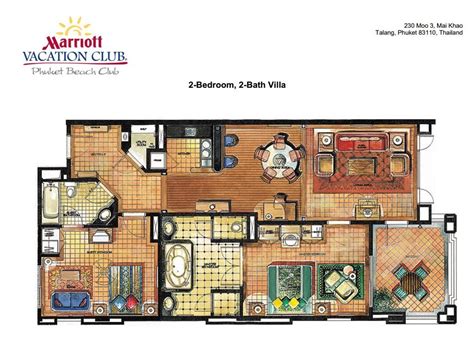 Marriott Phuket Beach Club Mai Khao Beach Floorplan | Marriott vacation ...