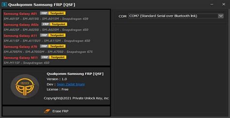 Samsung Qualcomm FRP Tool Guide and Alternative