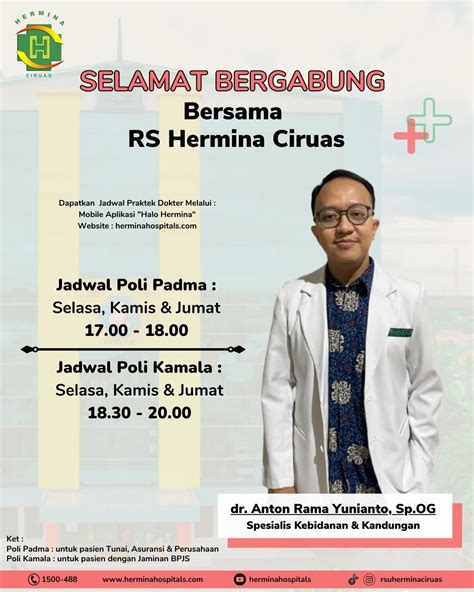 Hermina Hospitals | Selamat Bergabung Bersama RS Hermina Ciruas, dr.