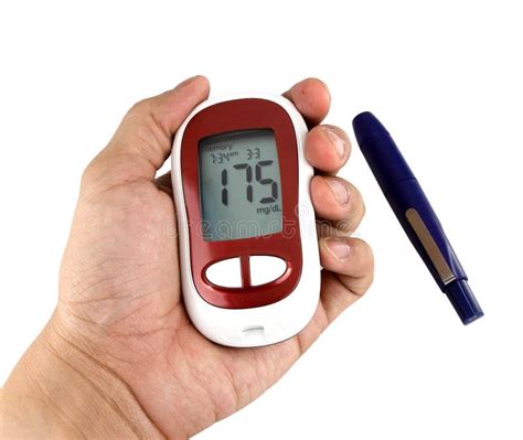 Glucometer Showing A Bad Result Stock Image - Image: 23752931