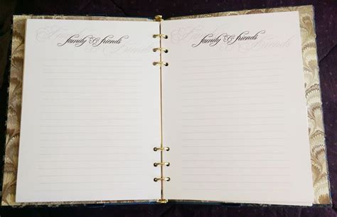 Funeral Guest Book Template | Master Template