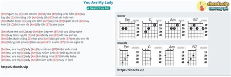 Chord: You Are My Lady - tab, song lyric, sheet, guitar, ukulele ...