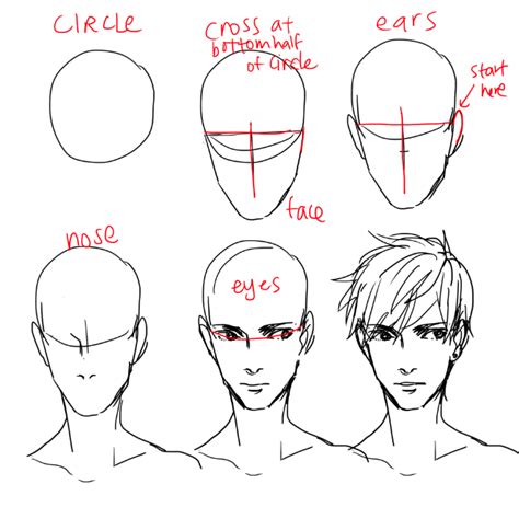 HEADS AND HEAD ANFLGES | Male face drawing, Art tutorials, Drawing tutorial