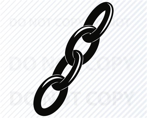 Chain Circle SVG Chain Cut File Chain Outline Clip Art By LD Digital ...