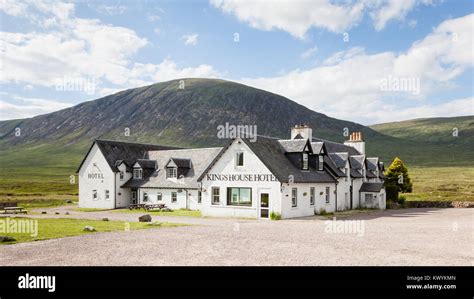 The Kings House Hotel in Glencoe, Scotland. The hotel is in a remote ...