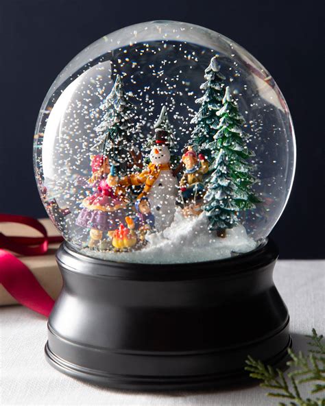 Christmas Moments Musical Snow Globe | Balsam Hill