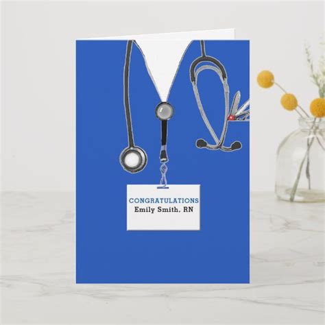 Personalized Nursing School Graduation Card | Zazzle | Graduation cards ...