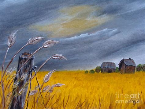 Old Farm 1 Painting by Beverly Livingstone