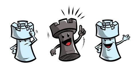 Cartoon Chess Pieces by klaatu81 | Ajedrez infantil, Piezas de ajedrez ...