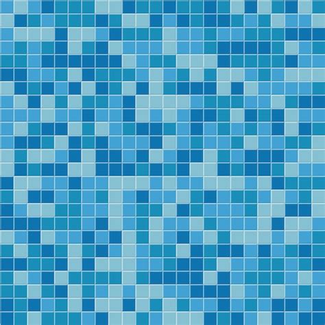 Premium Vector | Pool tile seamless pattern, blue mosaic background.