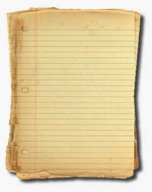 Notepad - Old Notebook Paper Background PNG Image | Transparent PNG ...