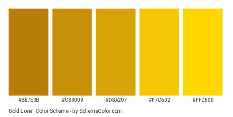 Gold Lover Color Scheme » Gold » SchemeColor.com