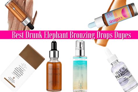 Drunk Elephant Bronzing Drops Dupe - The Erika Lin