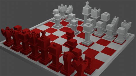 ArtStation - Low Poly Chess Game Asset