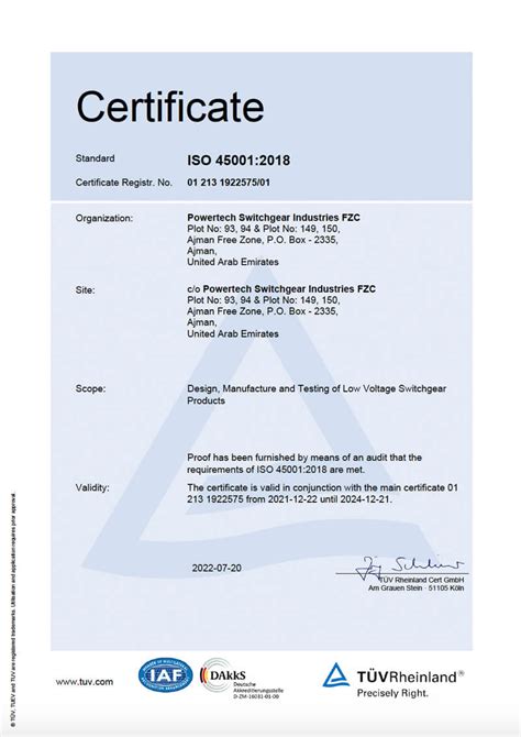 Certifications - Powertech Services