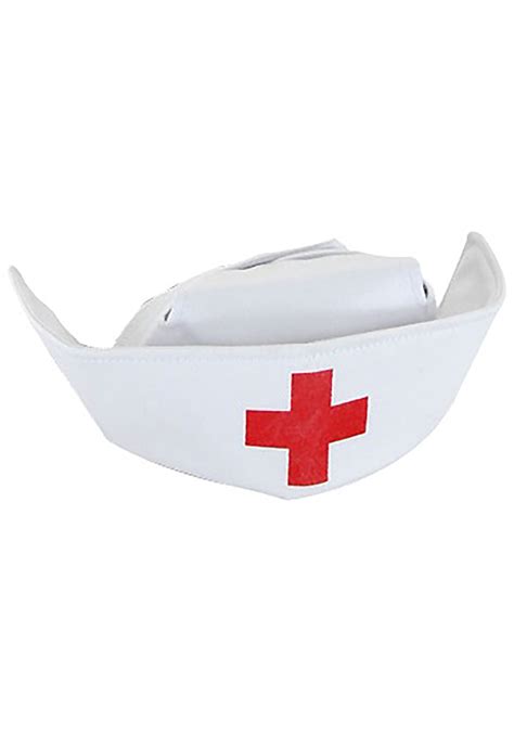 White Nurse Costume Cap For Women - $12.99