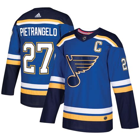 adidas Alex Pietrangelo St. Louis Blues Blue Authentic Player Jersey