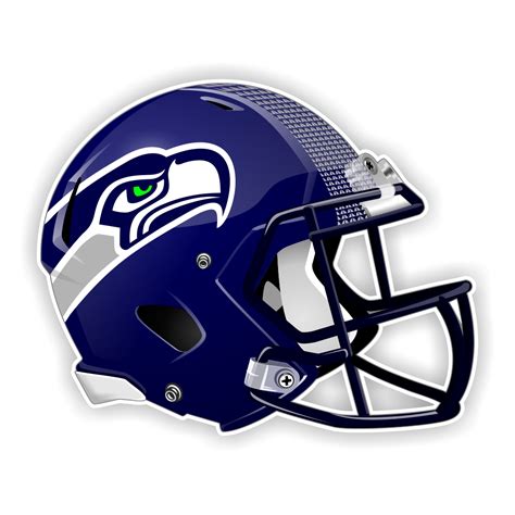 Seattle Seahawks Football Helmet Precision Cut Decal / Sticker