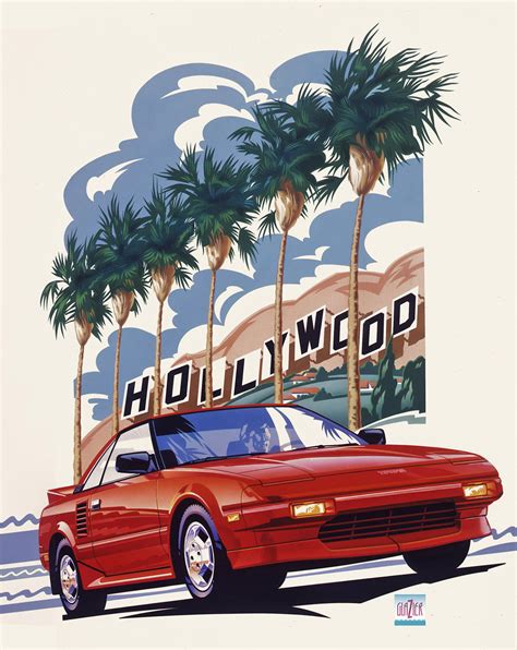 Classic Car Illustrations on Behance