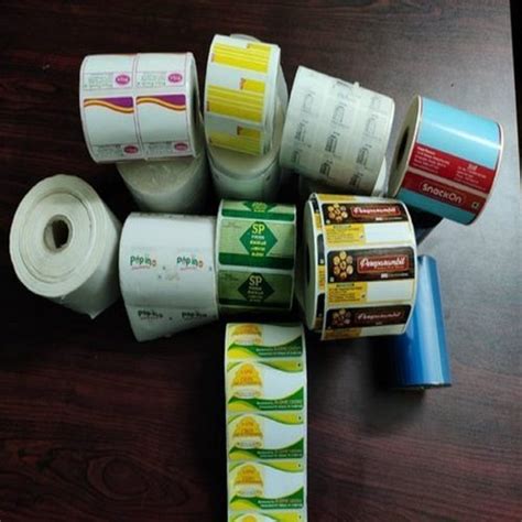 White Polyester Color Barcode Labels, Printed Barcode Labels Stickers ...