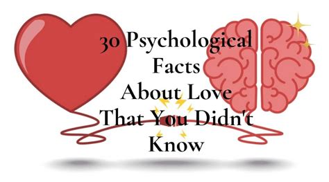 30 Psychological Facts About Love | Feeding Trends