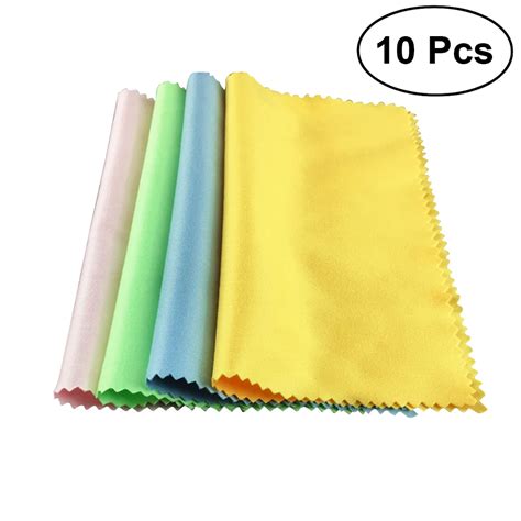 10Pcs Eyeglasses Cleaning Cloth Microfiber Cleaning Cloths for ...