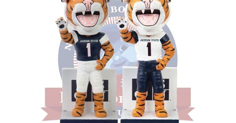 Wavee Dave Jackson State Tigers Mascot Bobblehead Available | Visit Jackson