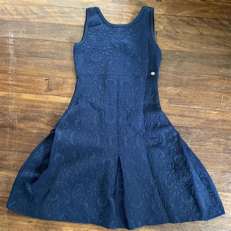 Chanel navy blue dress from 2013 Cruise... - Depop