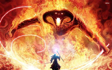 Gandalf Balrog Wallpaper