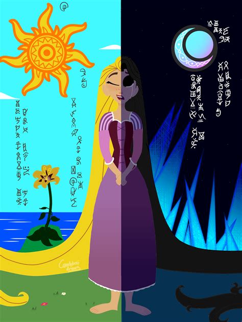 Sun and Moon Drop Rapunzel | Tangled wallpaper, Disney princess art ...