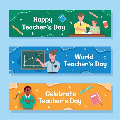 Teachers Day Banner Concept 2208330 Vector Art at Vecteezy