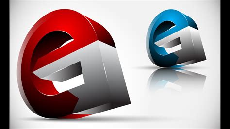 How to create FULL 3D Logo Design in Adobe Illustrator CS5 HD1080p (eG ...