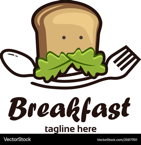 Breakfast-logo-template Royalty Free Vector Image